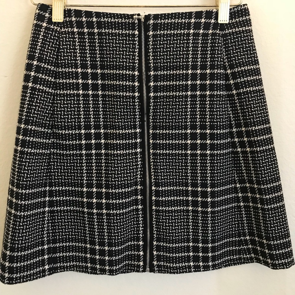 Zara Plaid Skirt